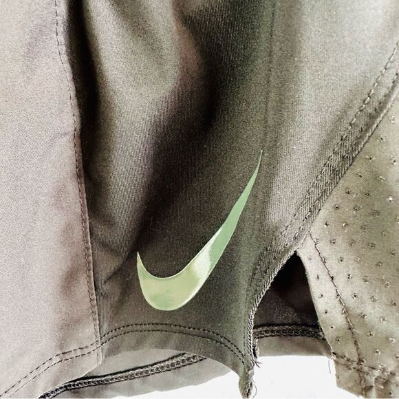 Nike Pro Fit Black Just Do It Running Shorts Women Size S - Picture 2 of 5